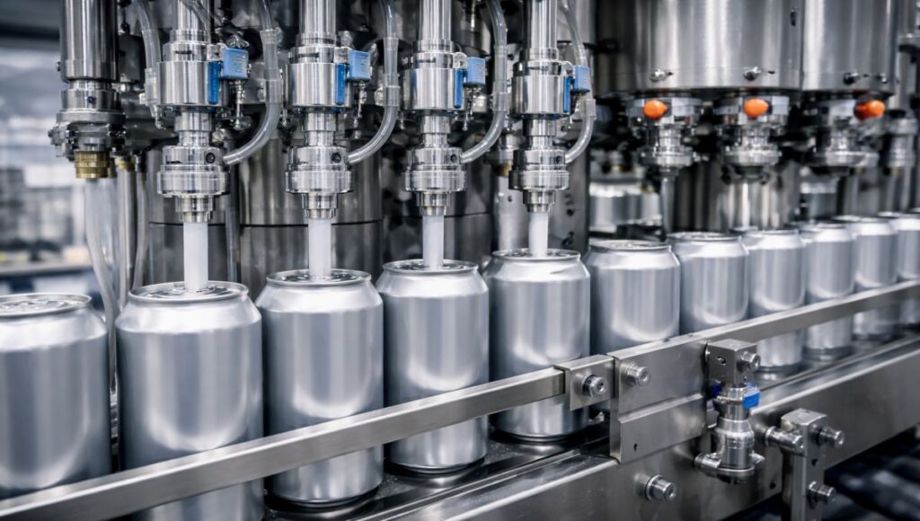 lightweighting,can filling,riempimento. Can filling e seaming Equipment: tecnologie avanzate affrontano SKU proliferation e lightweighting nel 2026 - 14 Gennaio 2026