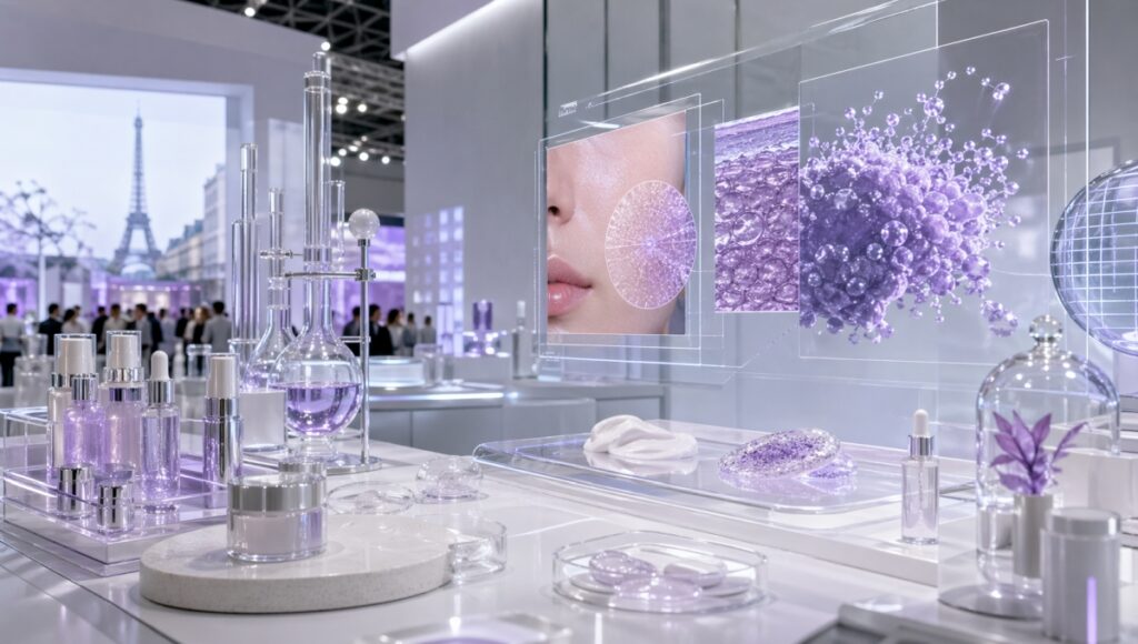 Givaudan,in-cosmetics. Givaudan Active Beauty e Haut. AI presentano ingredienti attivi con simulazione AI generativa a in-cosmetics Global 2026 - 17 Aprile 2026