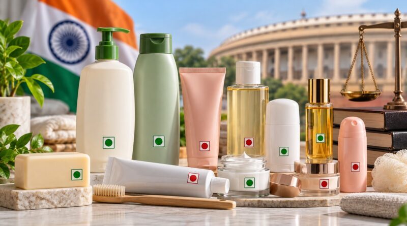 . Etichette: l'India introduce il pallino verde o rosso obbligatorio su saponi, shampoo e dentifrici - 30 Settembre 2026